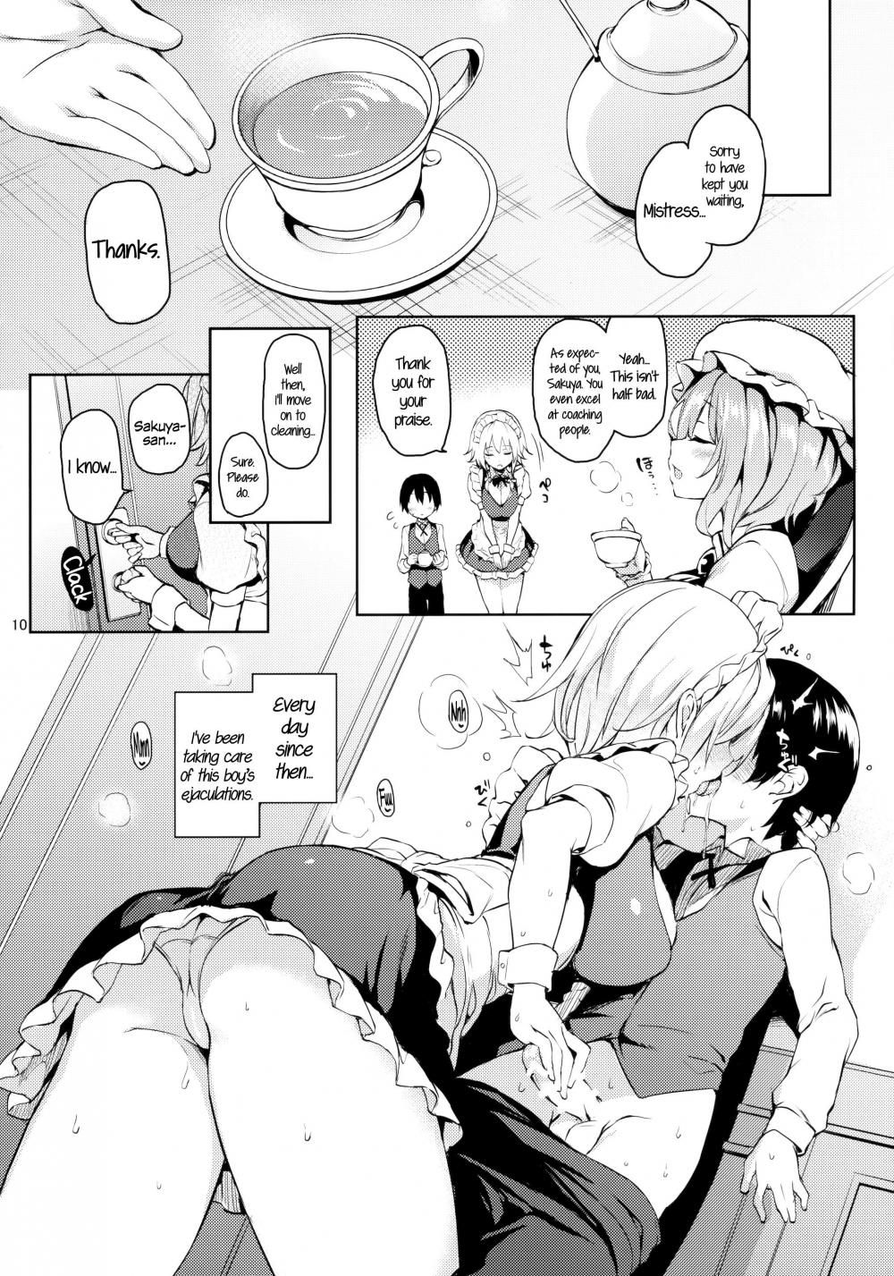 Hentai Manga Comic-Take Care of My Ejaculations Please, Sakuya-san!-Read-8